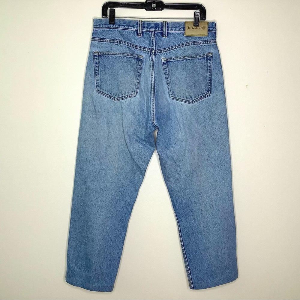 < Vintage Timberland Straight Leg Jeans Size 34 > - Picture 4 of 5